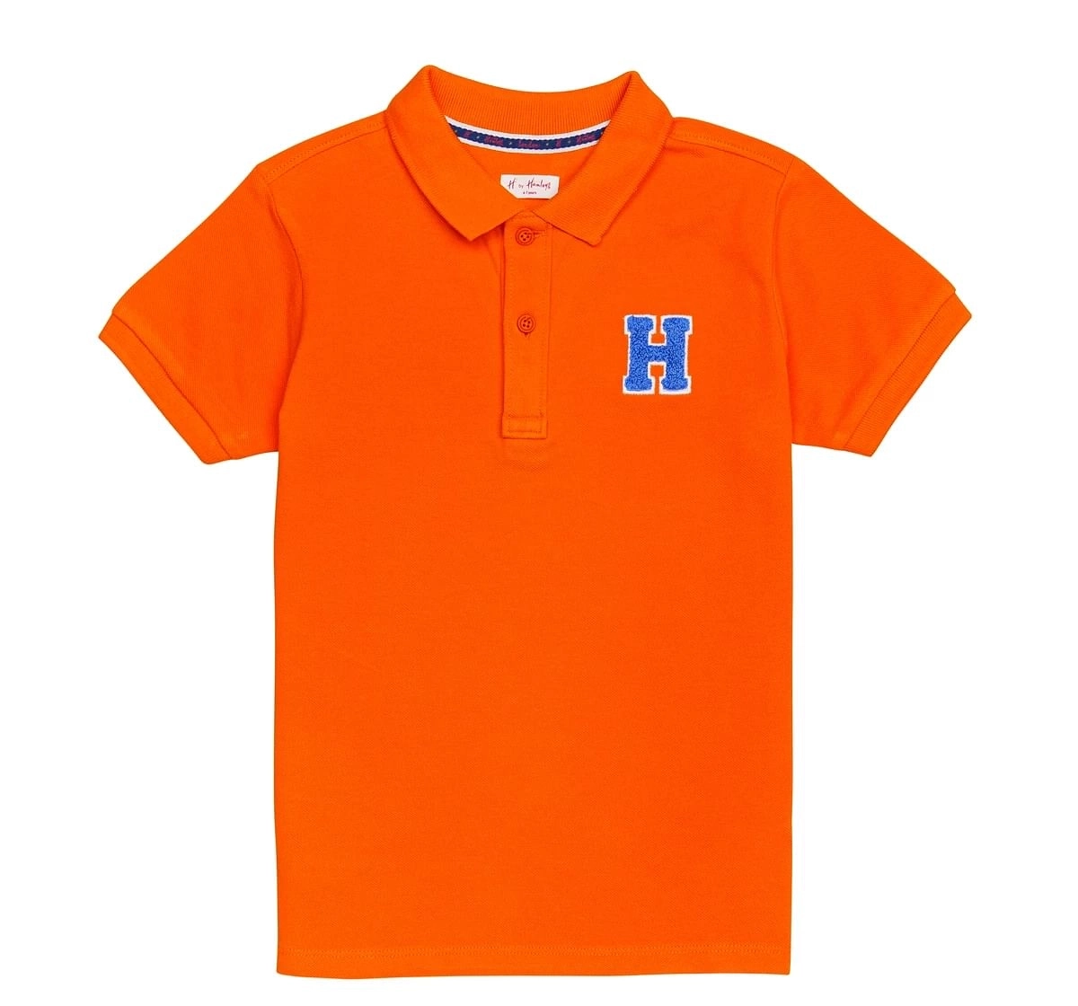 H by Hamleys Boys Short Sleeves Polo T-Shirt Classic -Orange
