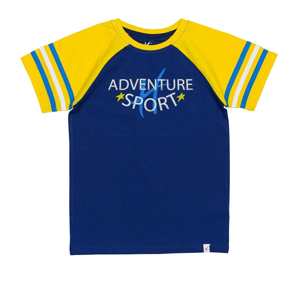 H by Hamleys Boys Short Sleeves T-Shirt Adventure Sports-Multicolor