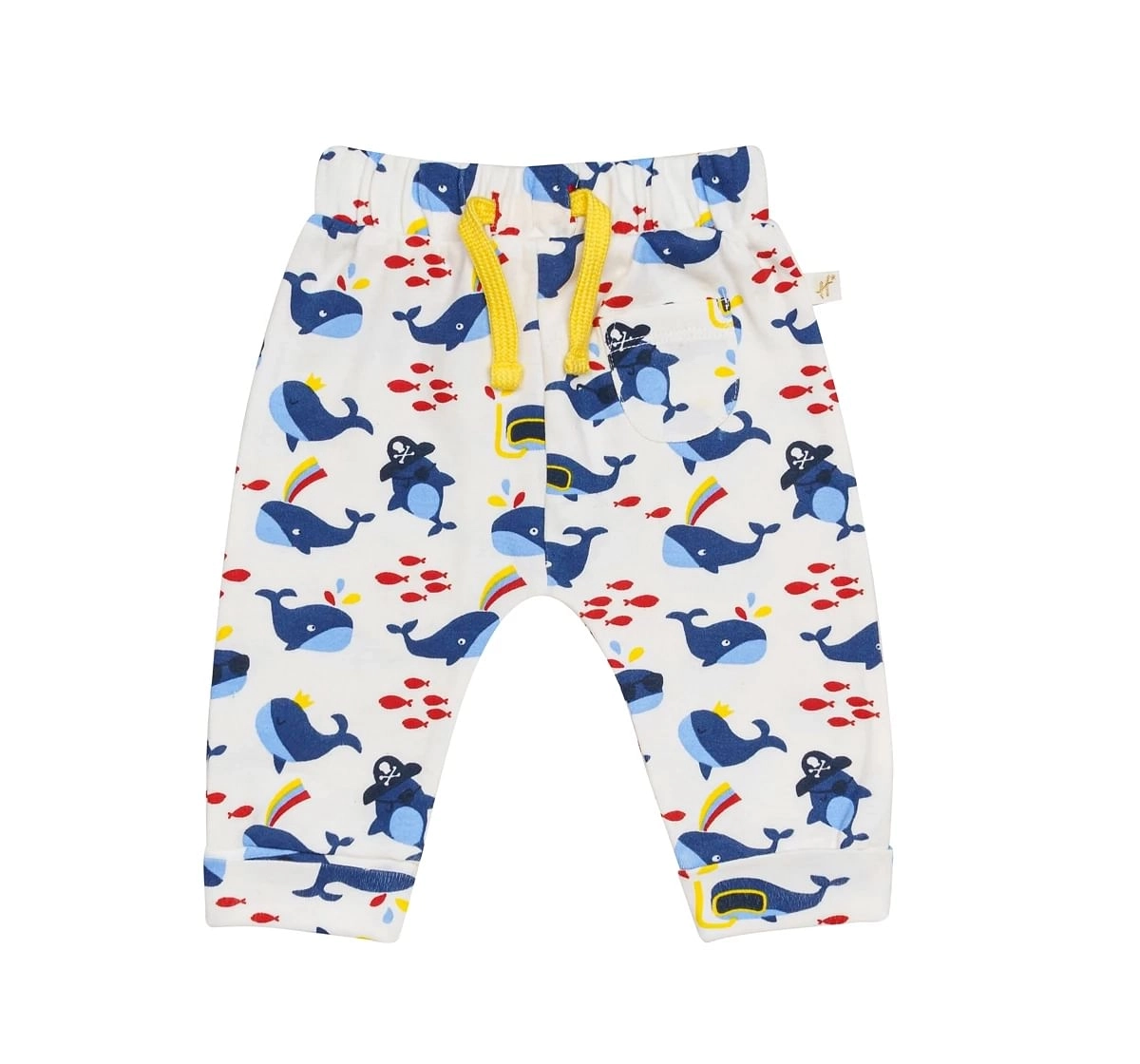 H by Hamleys Unisex Joggers Whale All Over Print-Multicolor