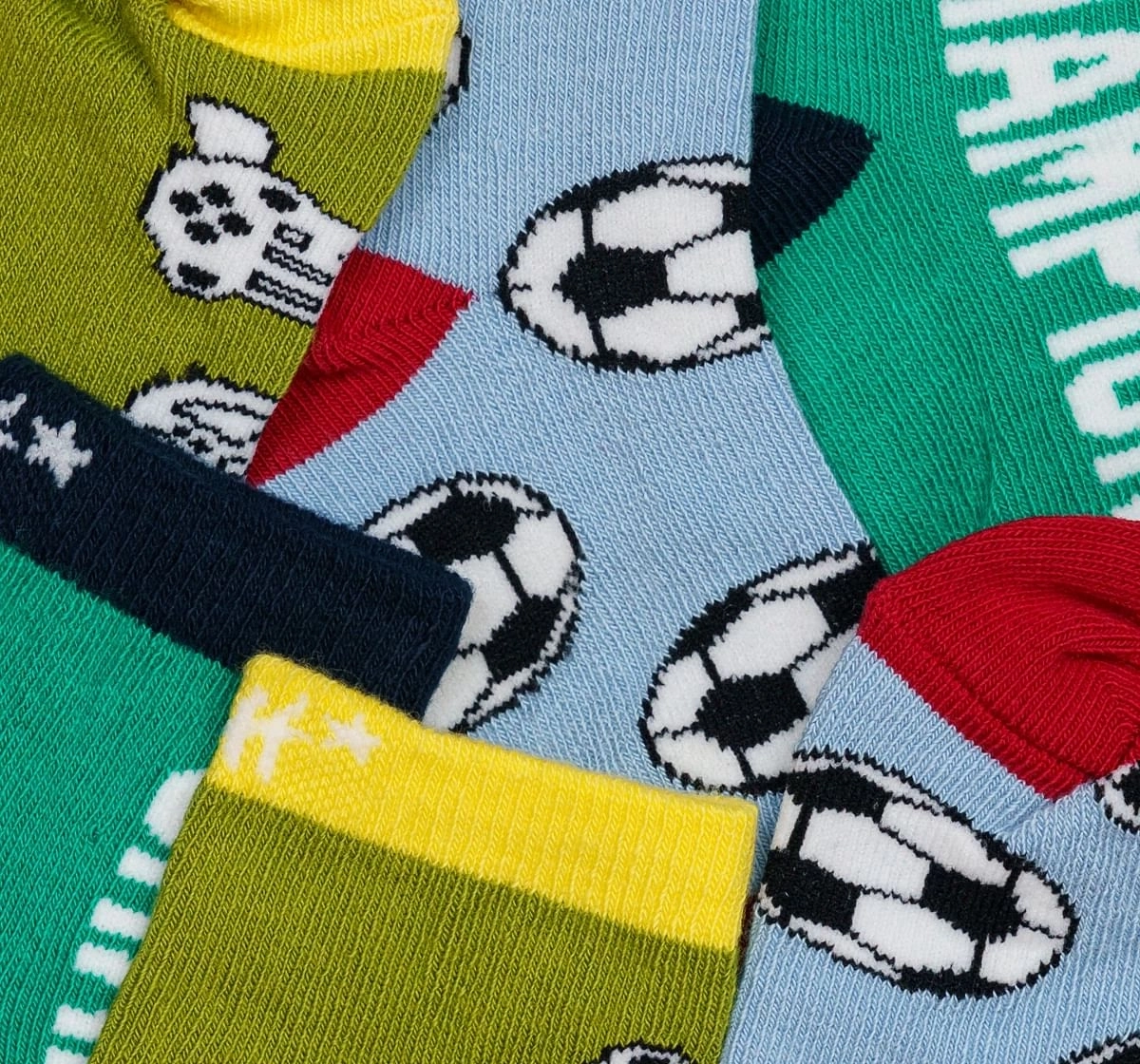 H by Hamleys Socks, Pack Of 3, Multicolour, 6M+