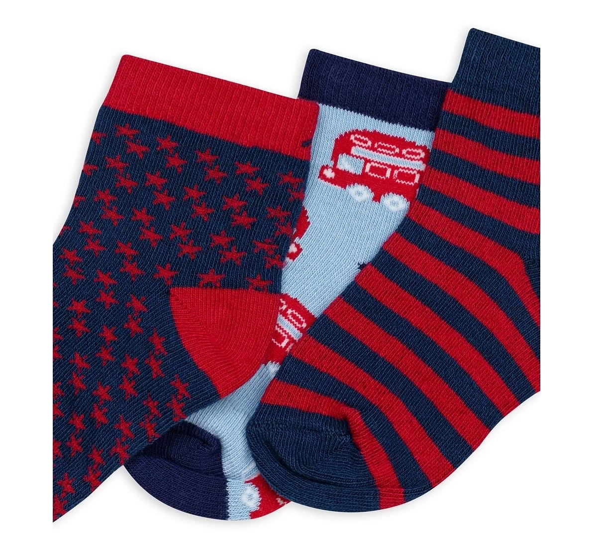 H by Hamleys Socks, Pack Of 3, Multicolour, 12M+