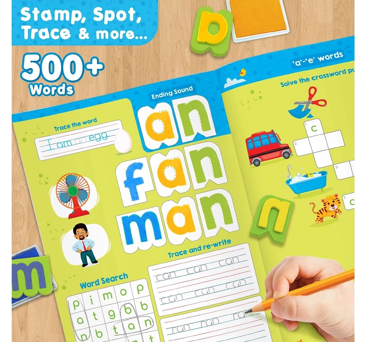 Imagimake Learn To Spell, Activity & Learning Toys For Kids, Multicolor, 3Y+