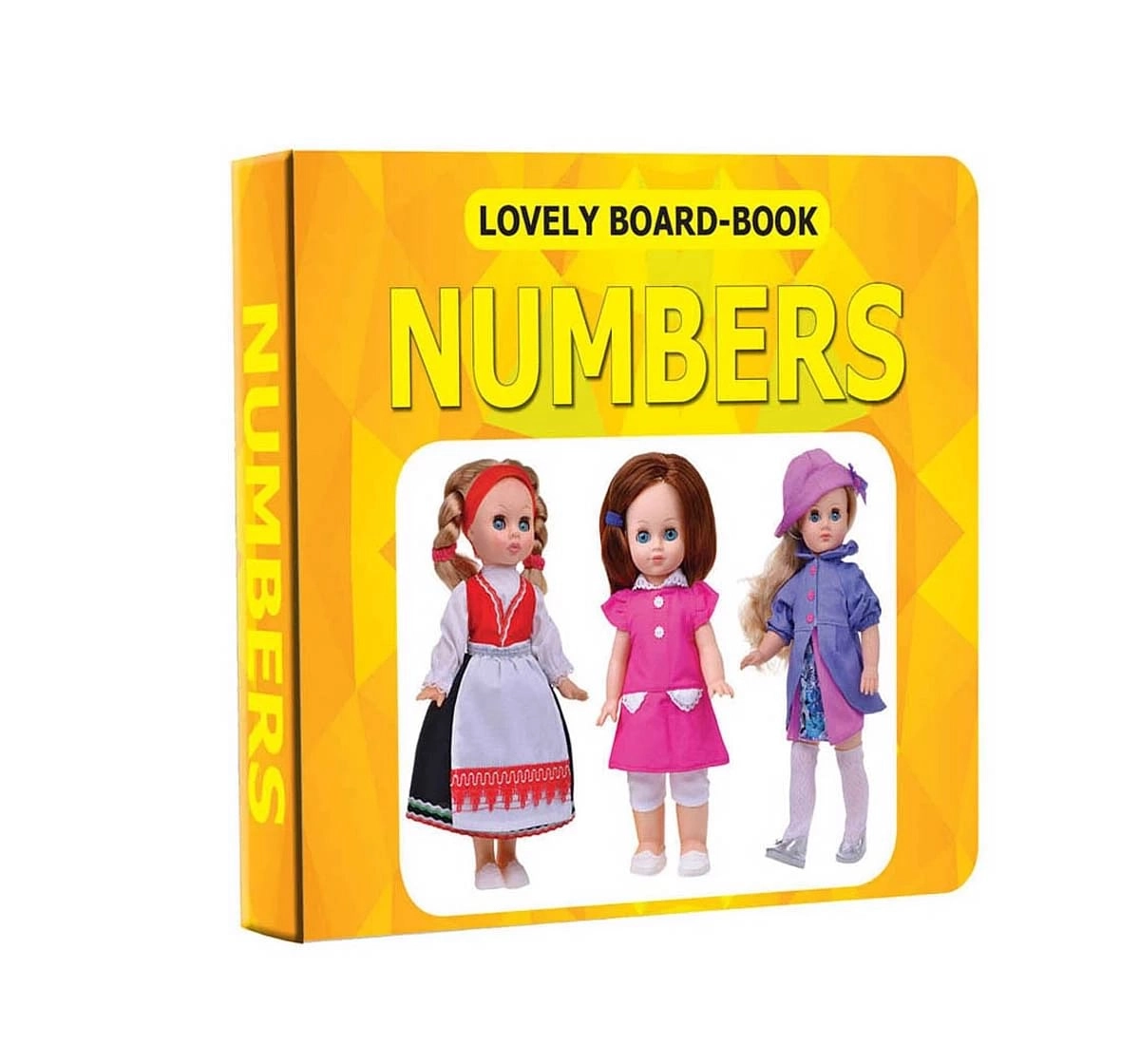 Dreamland Lovely Numbers Early Learning Board Book for kids 0M+, Multicolour