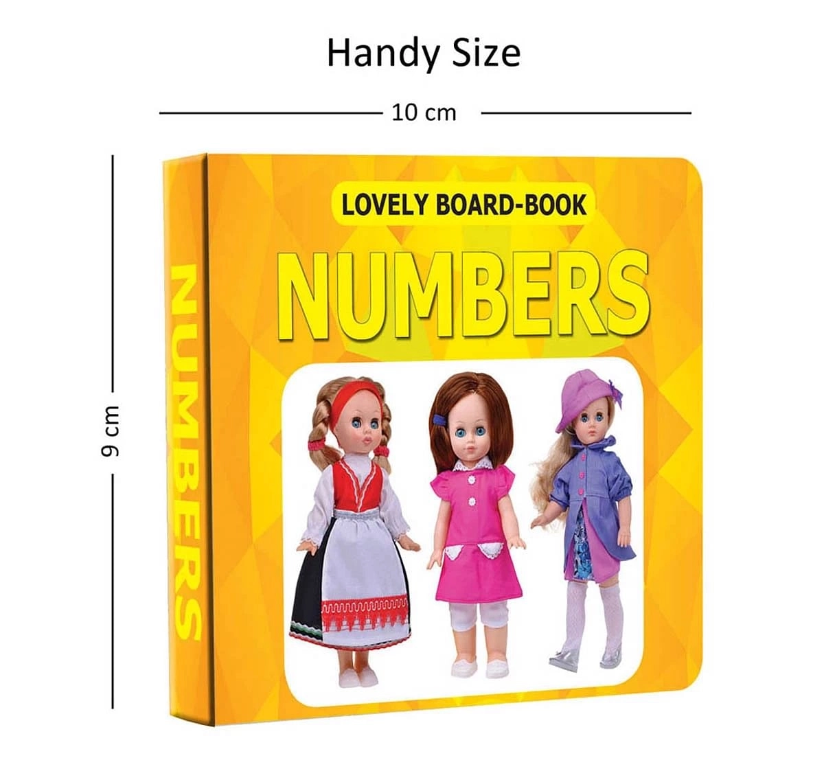 Dreamland Lovely Numbers Early Learning Board Book for kids 0M+, Multicolour