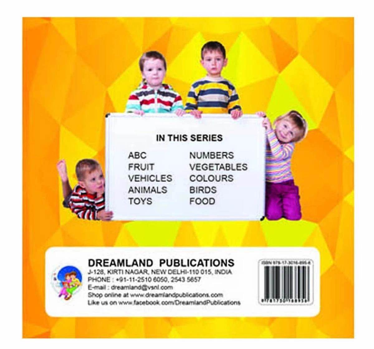 Dreamland Lovely Numbers Early Learning Board Book for kids 0M+, Multicolour