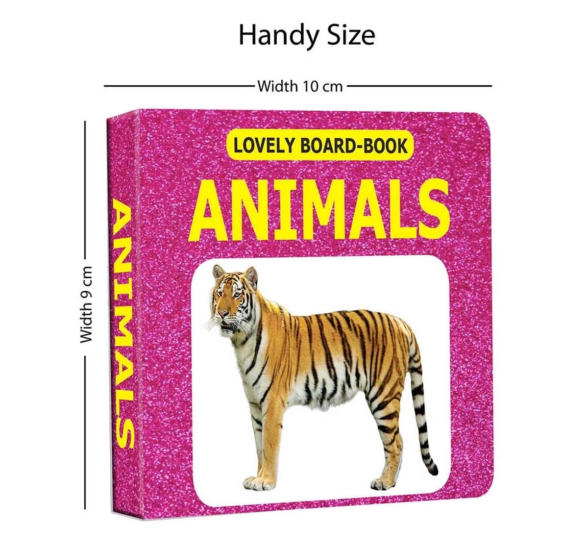 Dreamland Lovely Animals Early Learning Board Book for kids 0M+, Multicolour