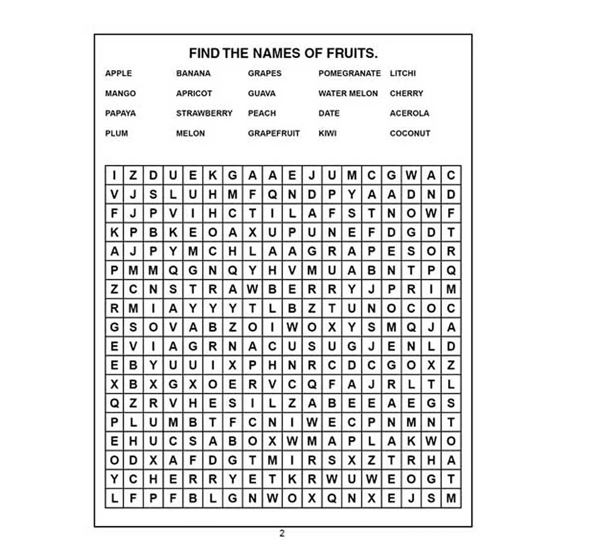 Dreamland Paper Back Find the Words Part 3 Activity Book for kids 5Y+, Multicolour