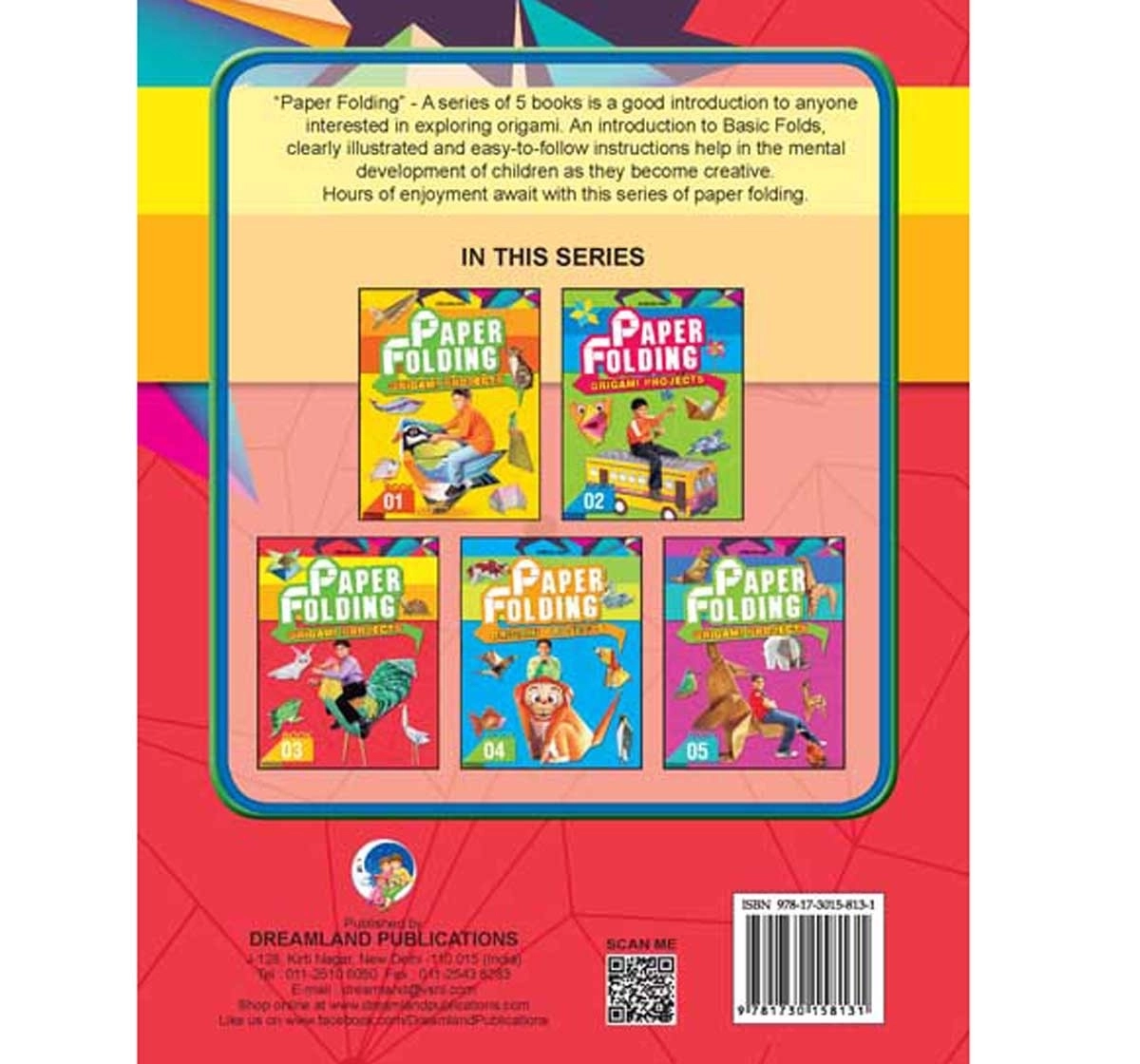 Dreamland Paperback Paper Folding Book 3 for Kids 4Y+, Multicolour