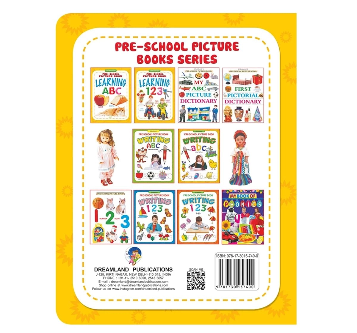 Dreamland Paper Back ABC Early Learning Book for kids 2Y+, Multicolour