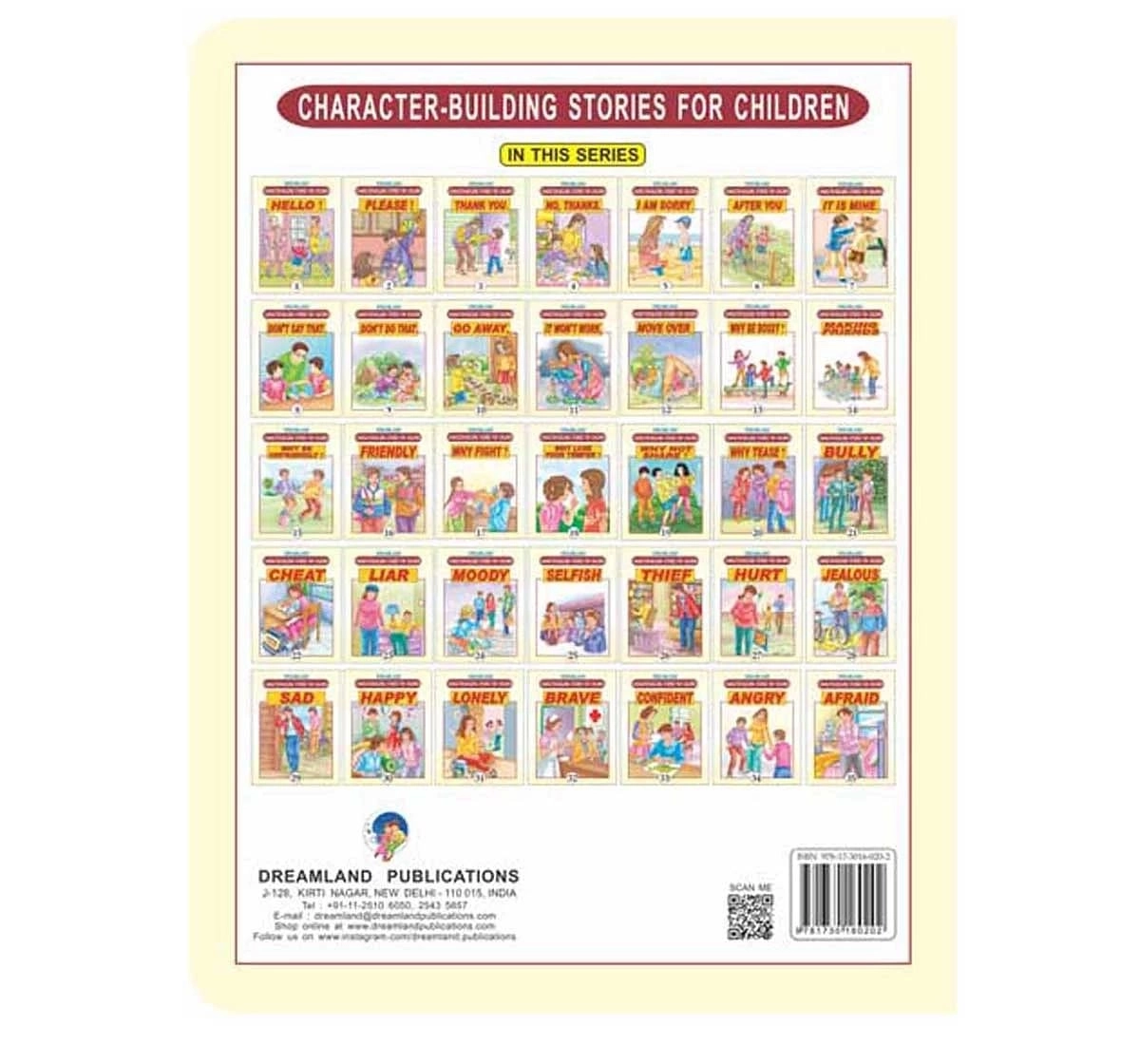 Dreamland Paper Back Character Building Thank You Story Books for kids 5Y+, Multicolour