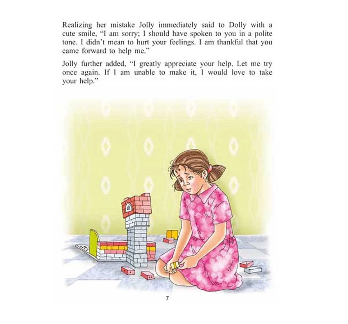 Dreamland Paper Back Character Building No Thanks Story Books for kids 5Y+, Multicolour
