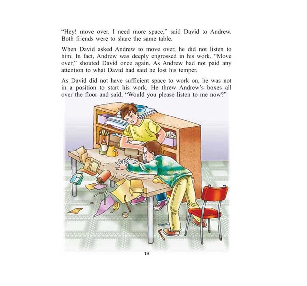 Dreamland Paper Back Character Building Move Over Story Books for kids 5Y+, Multicolour