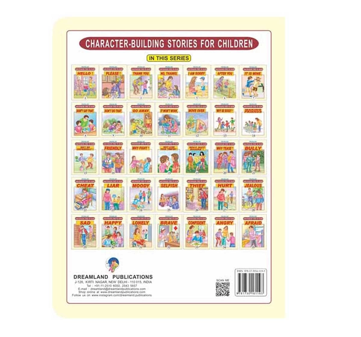 Dreamland Paper Back Character Building Move Over Story Books for kids 5Y+, Multicolour