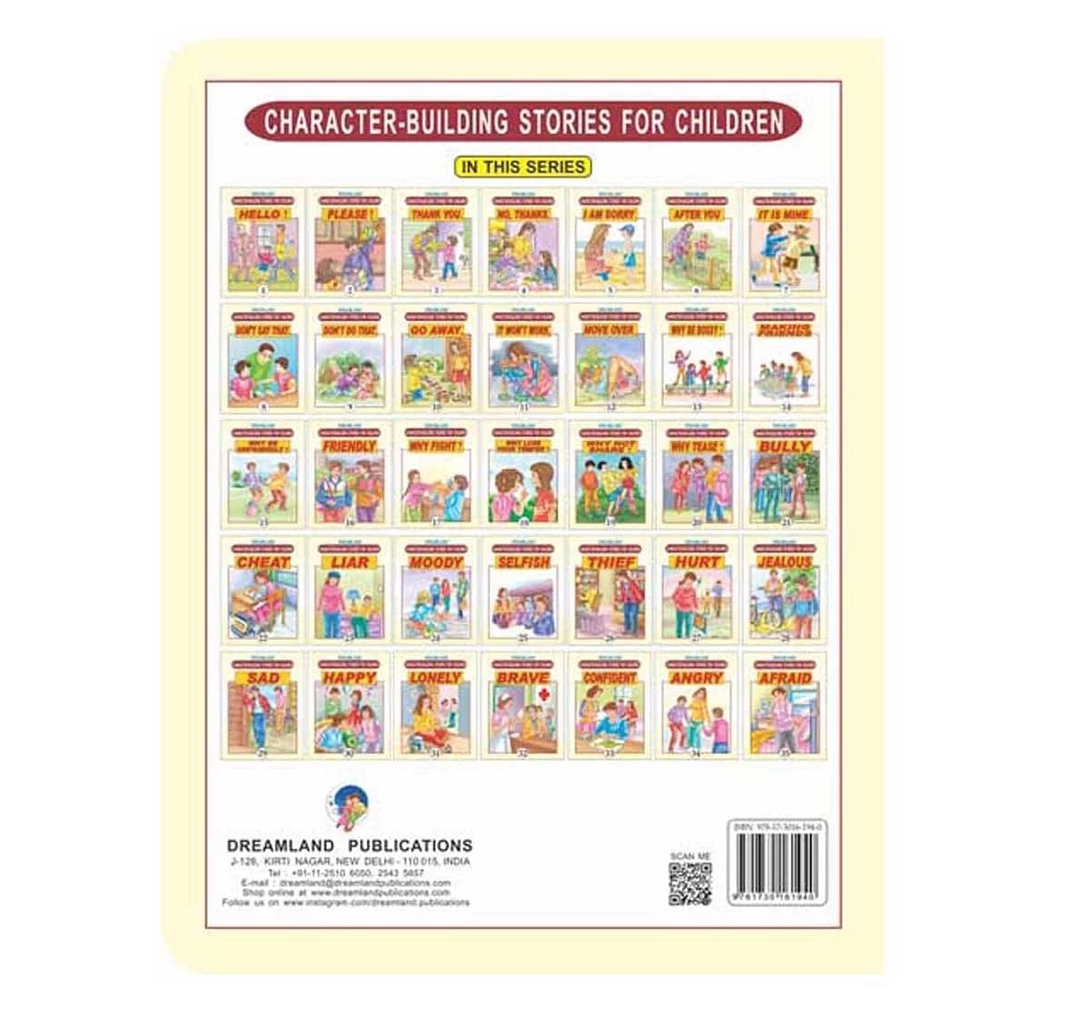 Dreamland Paper Back Character Building Why Tease Story Books for kids 5Y+, Multicolour