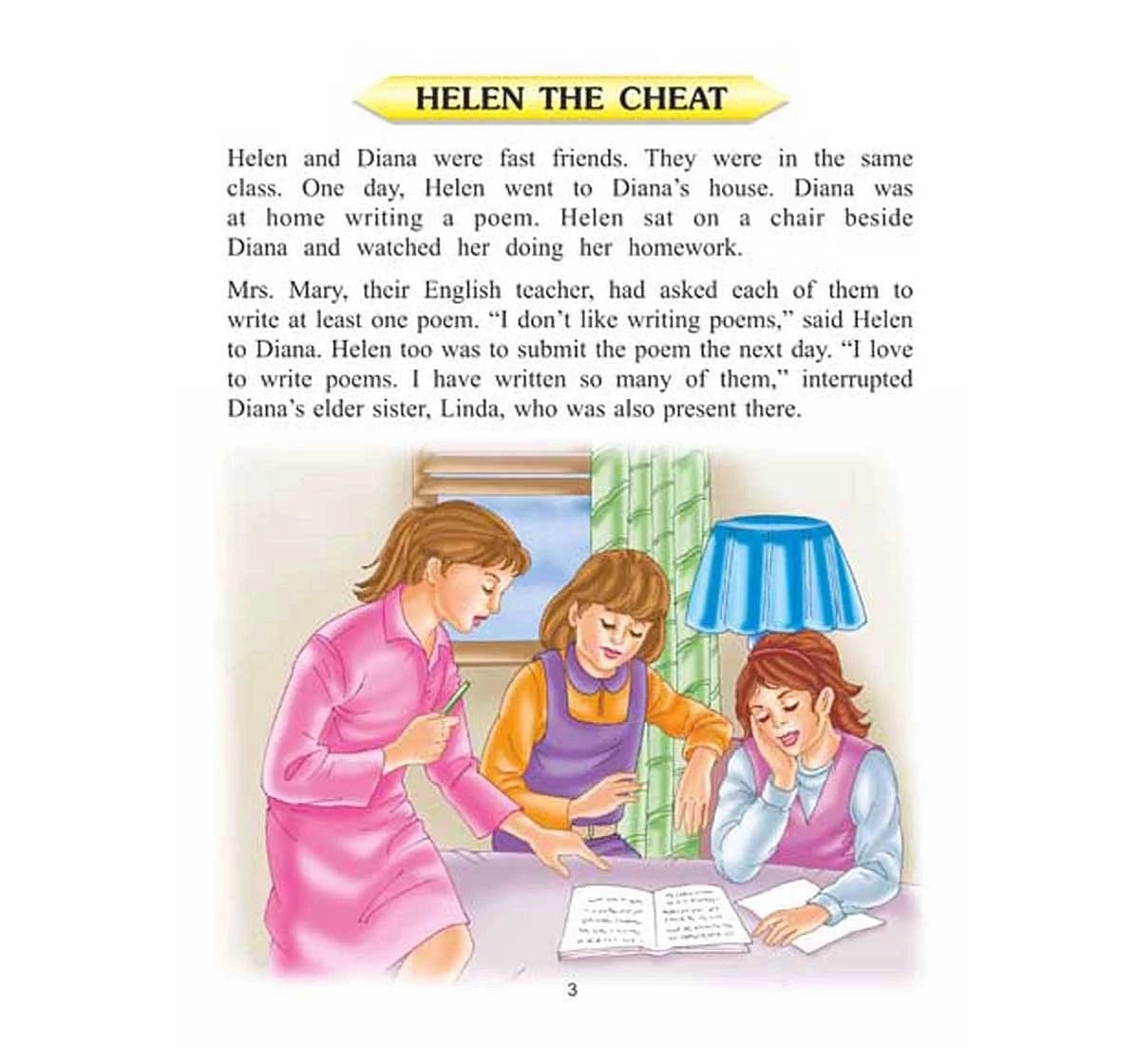 Dreamland Paper Back Character Building Cheat Story Books for kids 5Y+, Multicolour