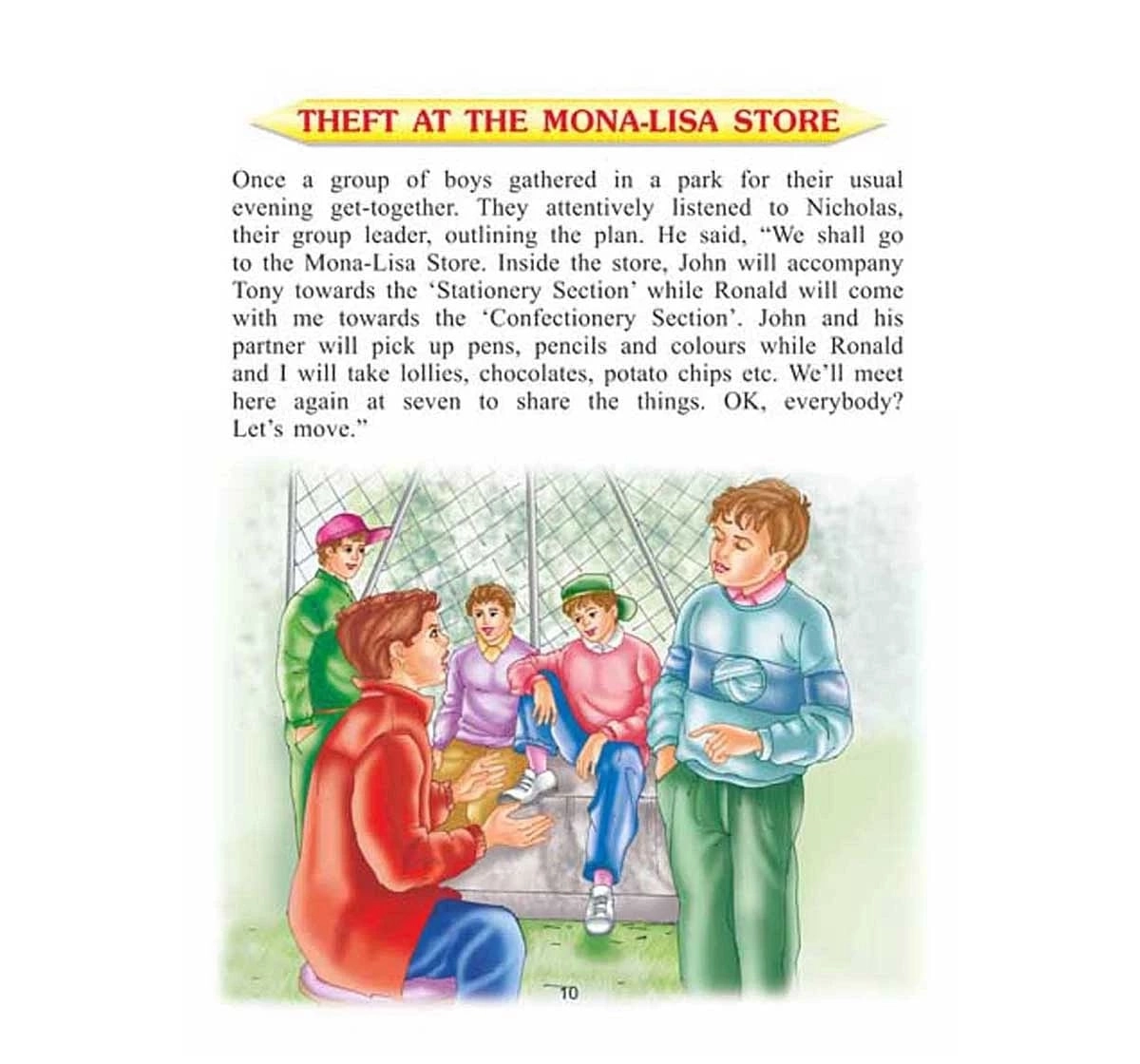 Dreamland Paper Back Character Building Thief Story Books for kids 5Y+, Multicolour