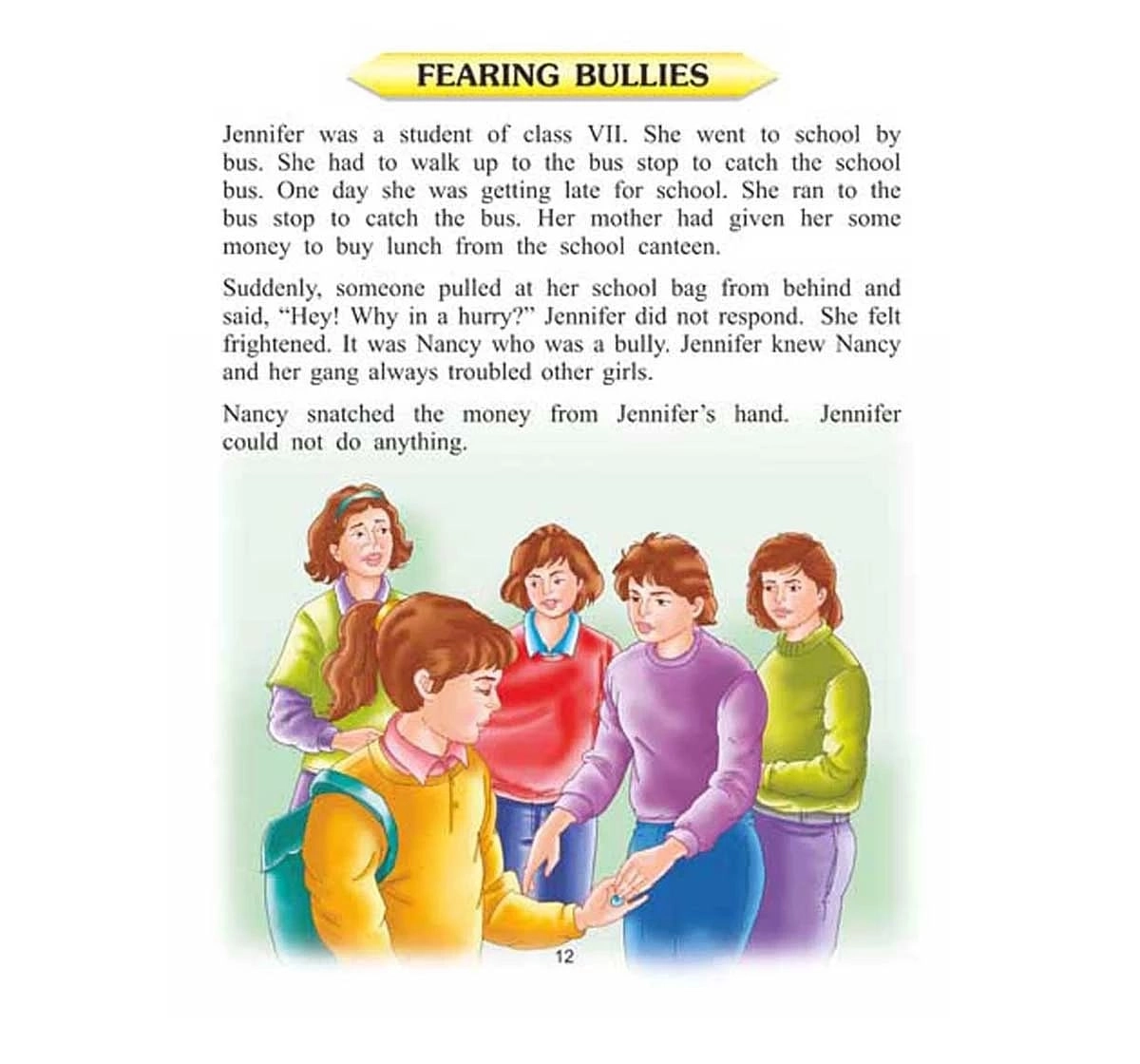Dreamland Paper Back Character Building Afraid Story Books for kids 5Y+, Multicolour
