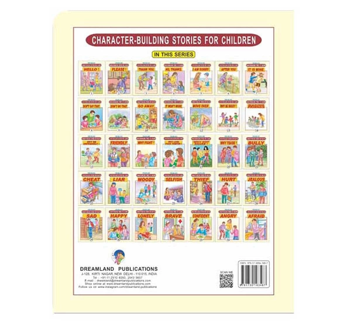 Dreamland Paper Back Character Building Afraid Story Books for kids 5Y+, Multicolour