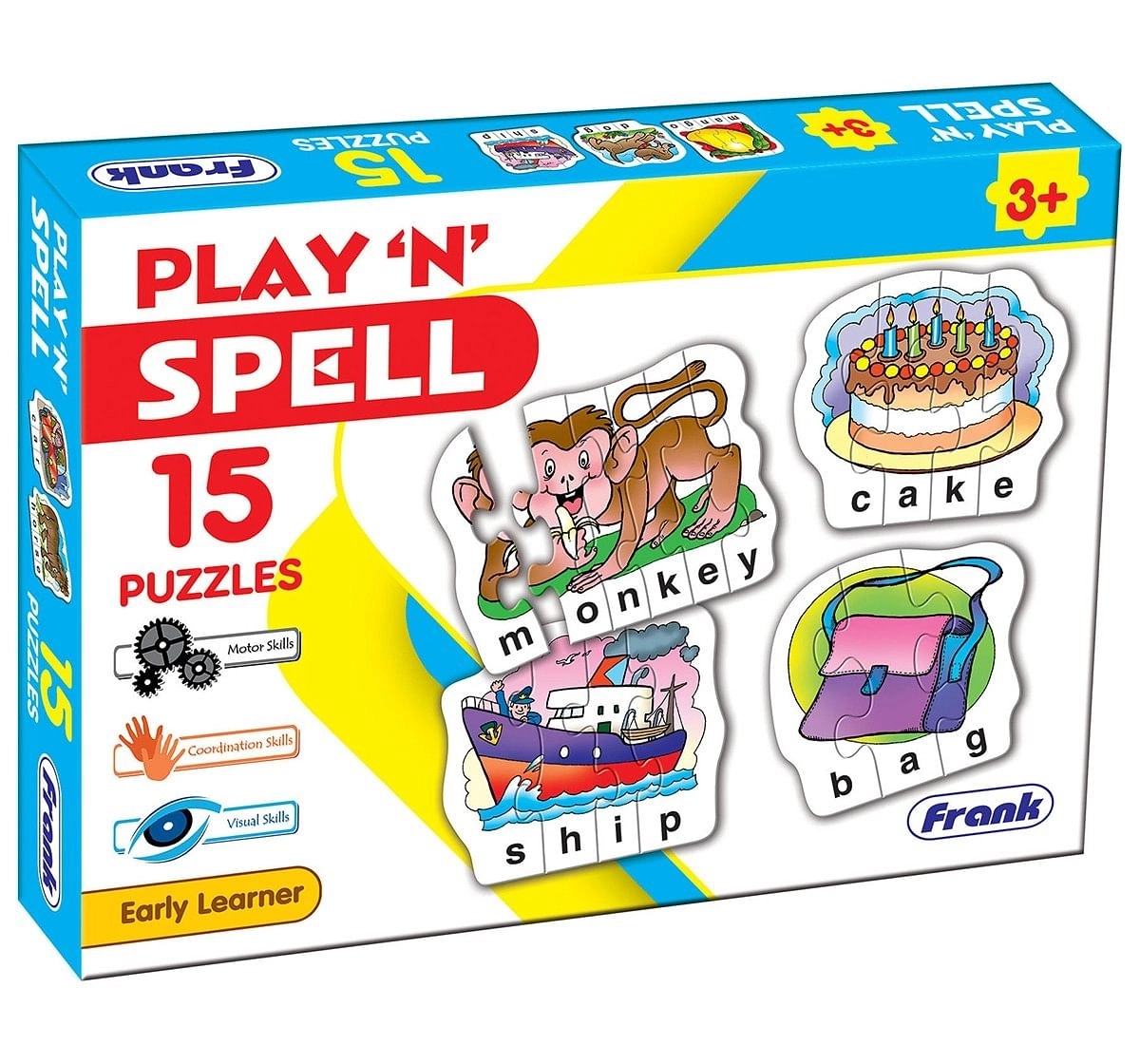  Frank Play N Spell Puzzle Puzzles for Kids age 3Y+ 