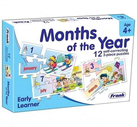 Frank Months Of The Year Puzzles for Kids age 4Y+ 