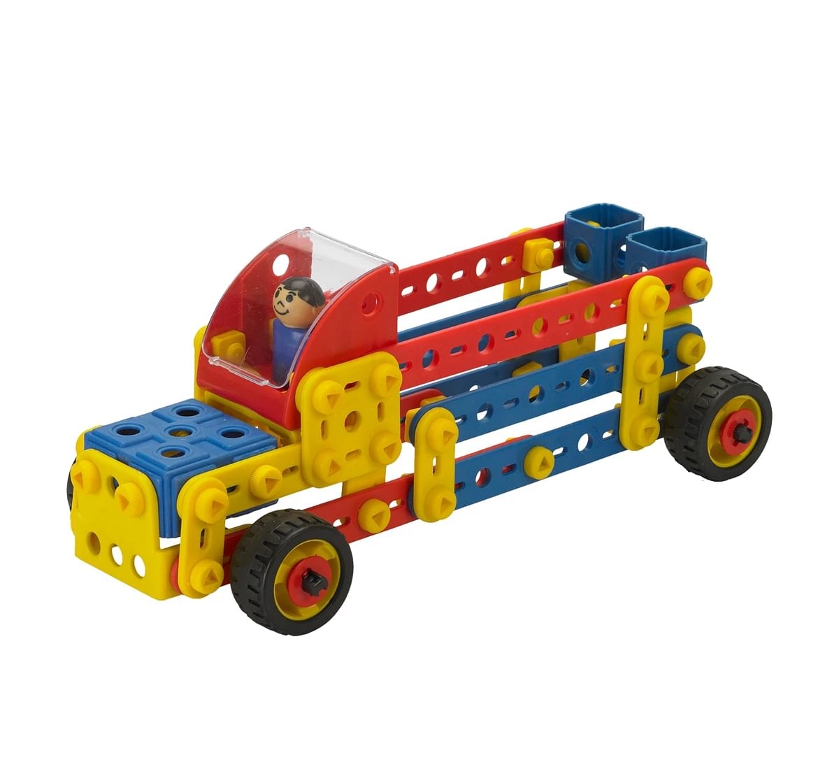 Mechanix Grand Prix Plastic Engineering Construction Cars Set, Multicolour, 3Y+
