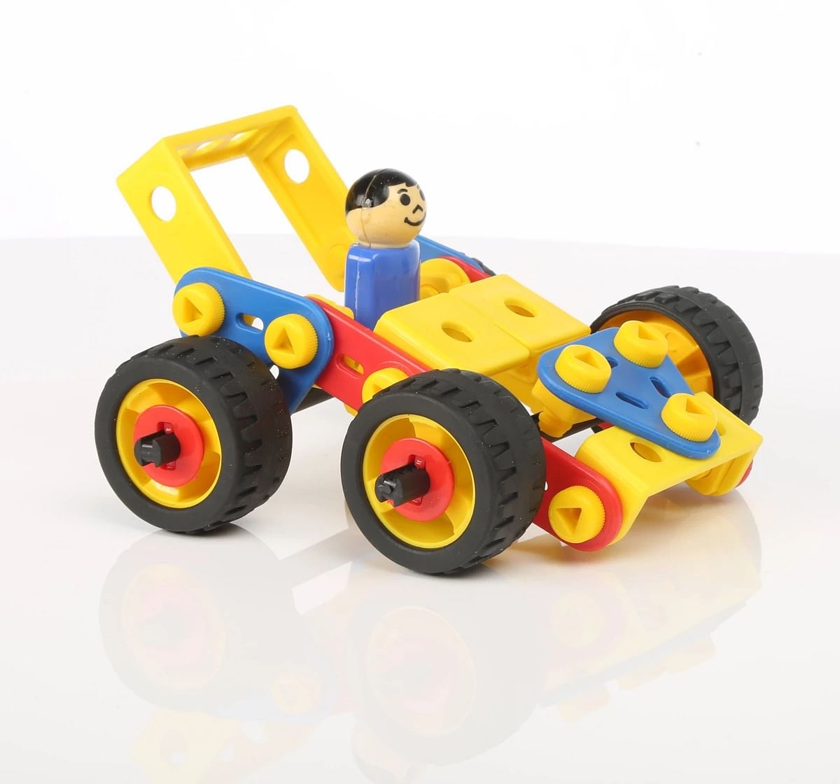 Mechanix Grand Prix Plastic Engineering Construction Cars Set, Multicolour, 3Y+