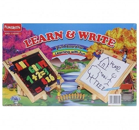 Giggles Funskool Learn And Write Early Learner Toys for Kids age 3Y+ (White)