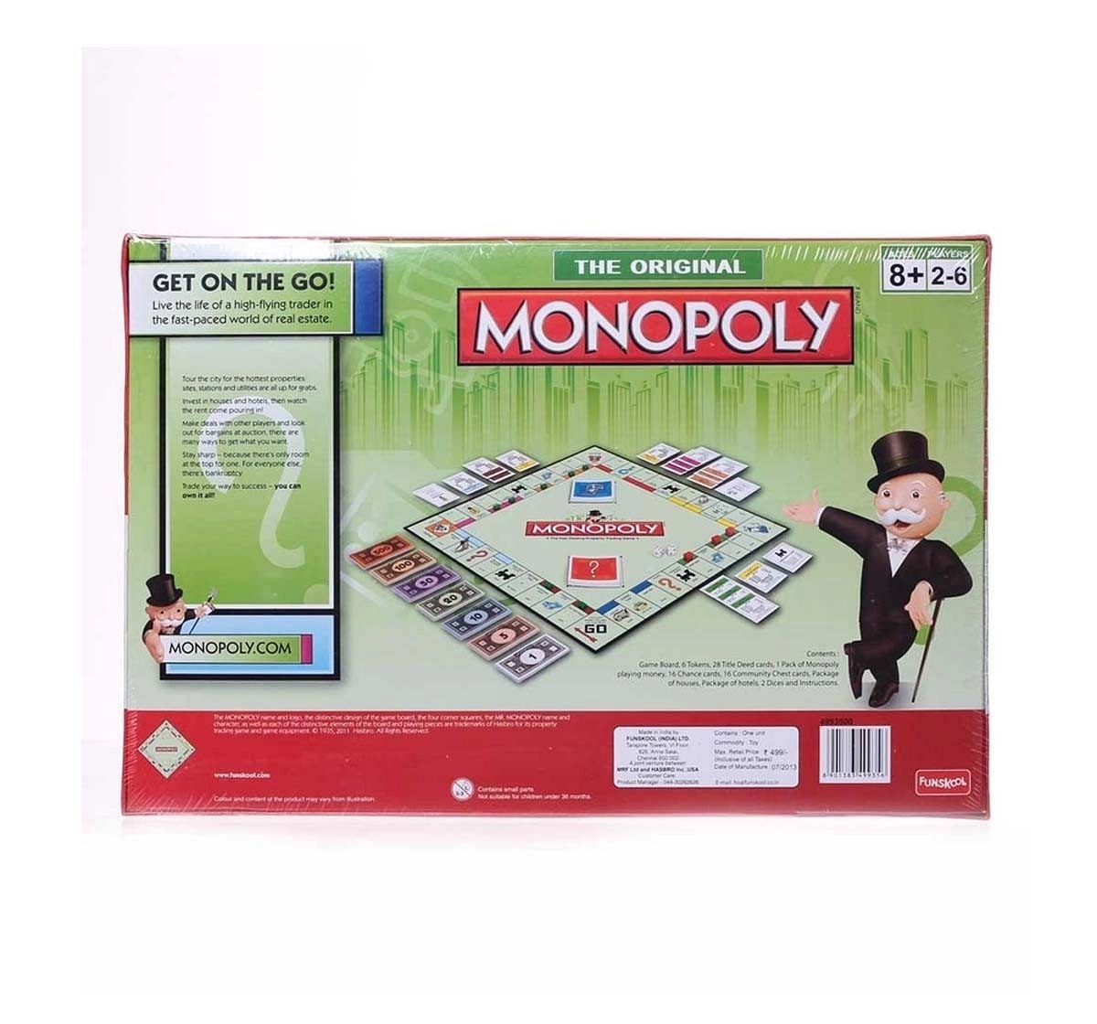 Funskool Monopoly Original Board Games for Kids age 8Y+ 