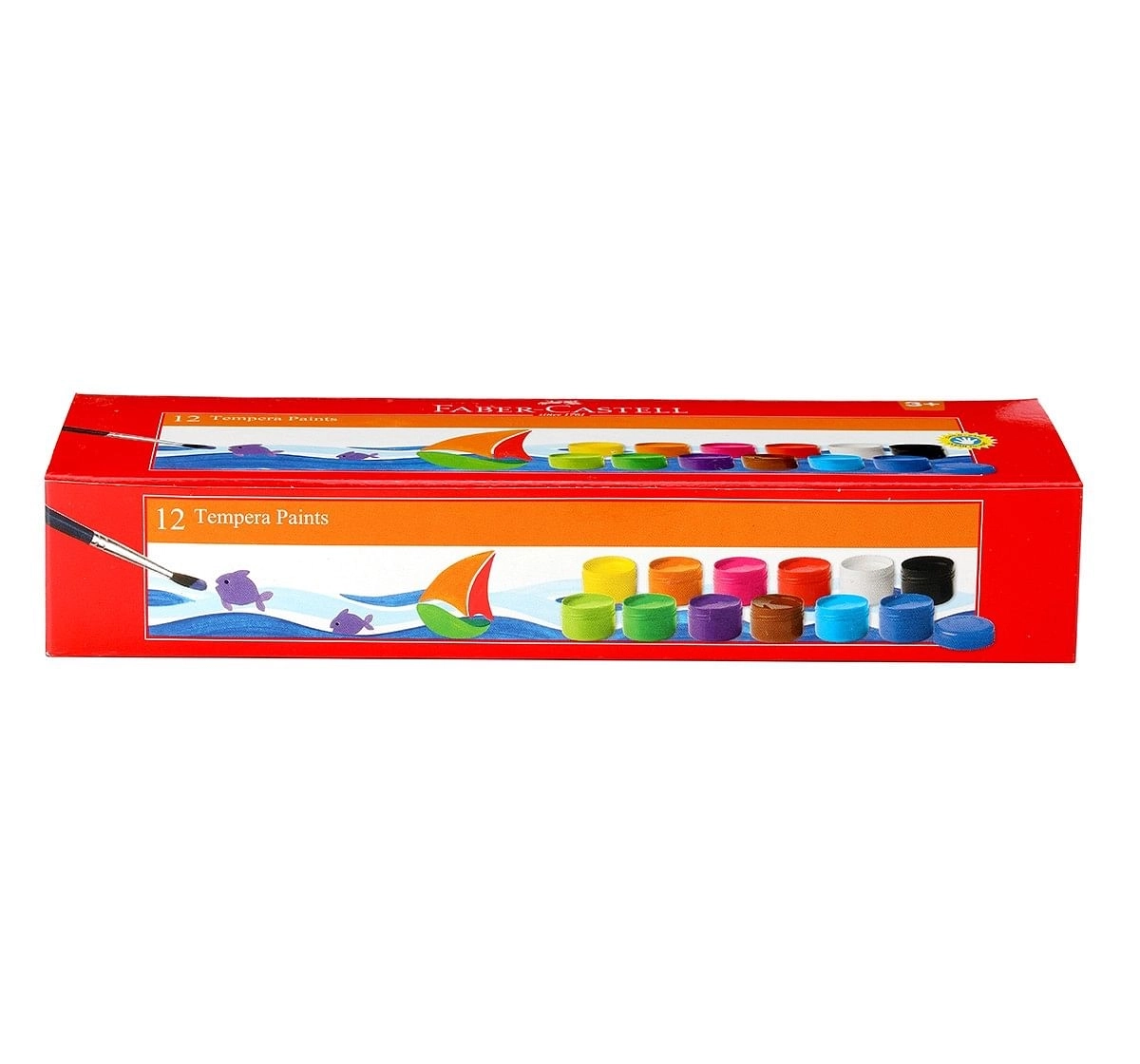 Faber-Castell Tempra - fun paints 10 ml set of 12, 6Y+