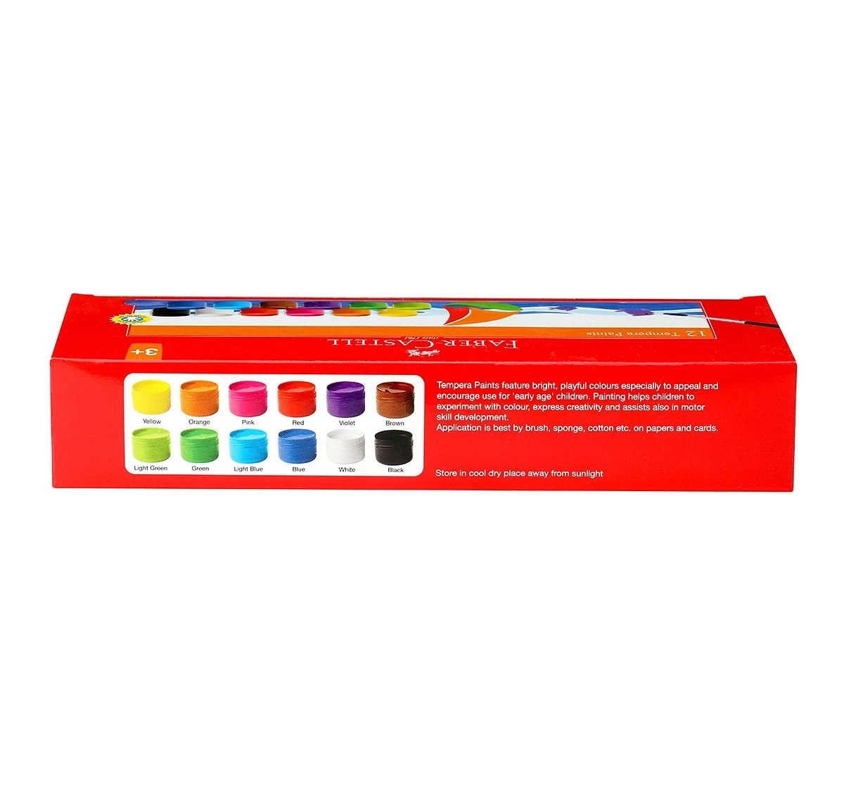 Faber-Castell Tempra - fun paints 10 ml set of 12, 6Y+