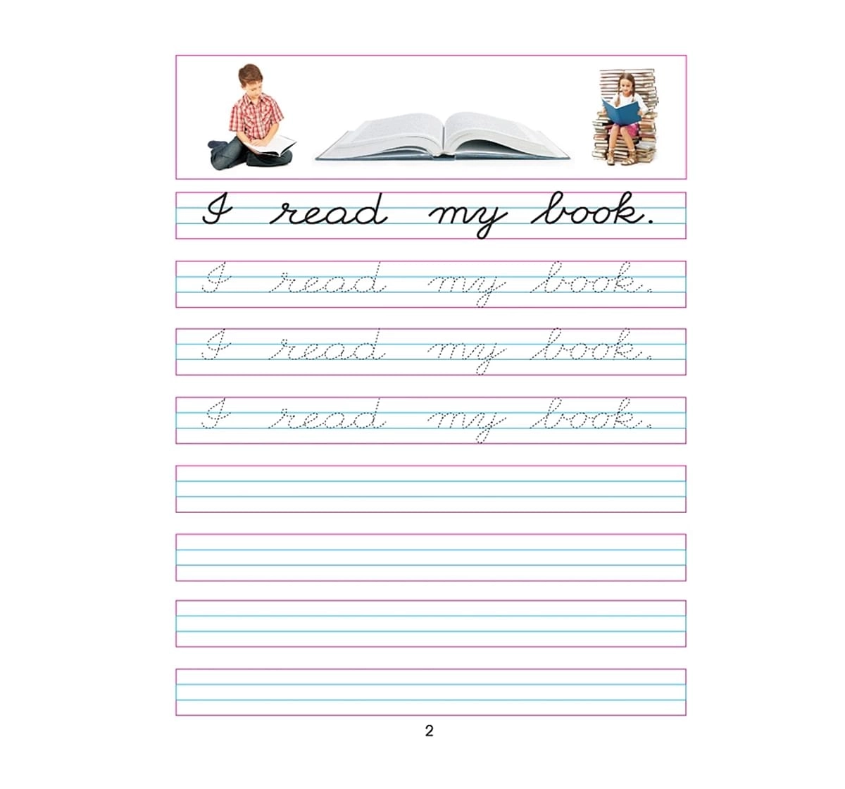 Dreamland Paper Back Cursive Writing Sentences Part 3 Book for kids 3Y+, Multicolour