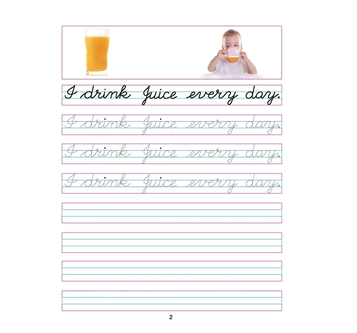 Dreamland Paper Back Cursive Writing Sentences Part 5 Book for kids 3Y+, Multicolour