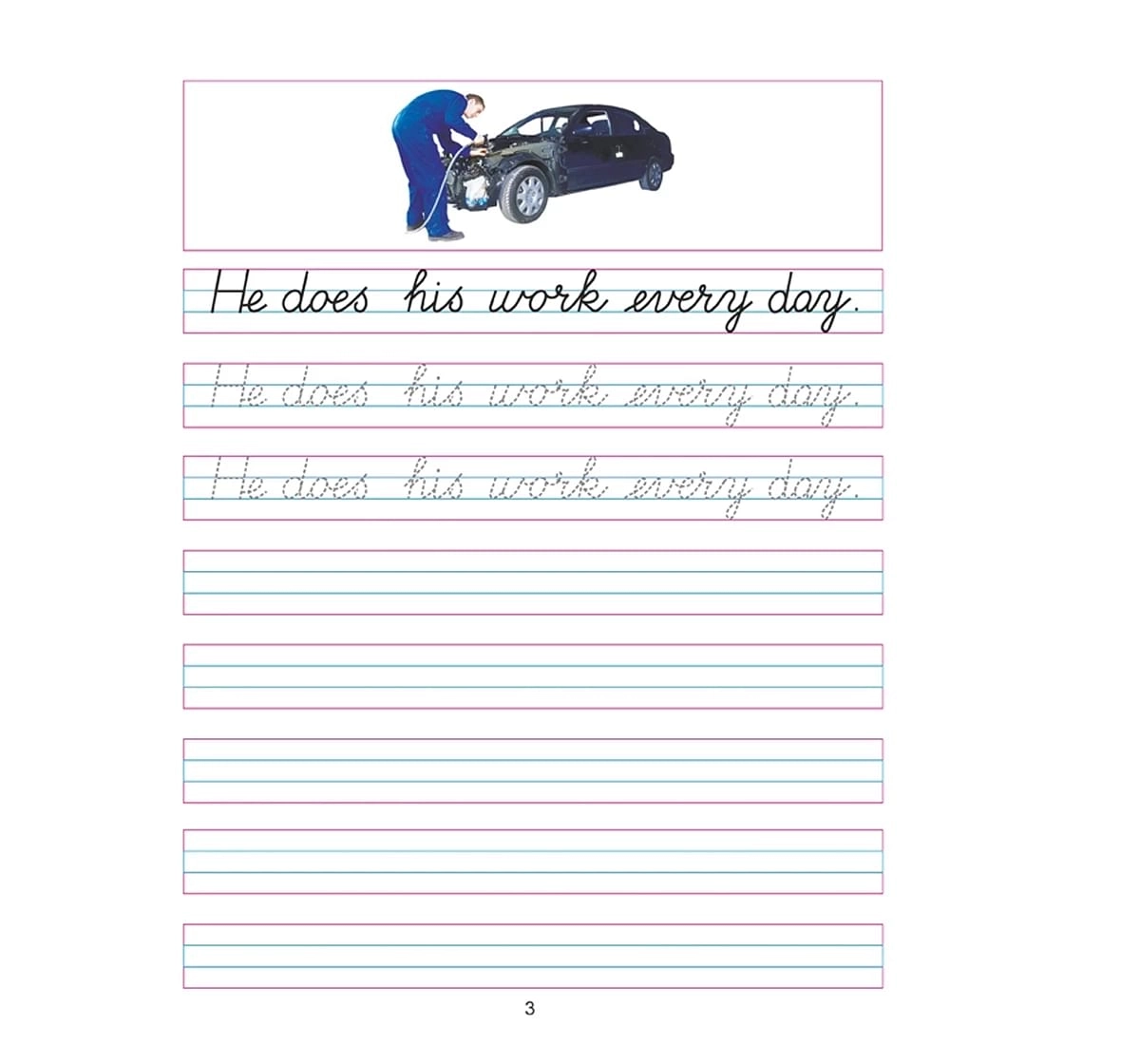 Dreamland Paper Back Lines and Curves Sentences Part 5 Book for kids 3Y+, Multicolour