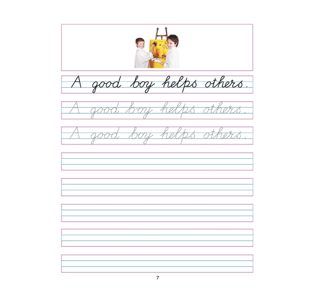 Dreamland Paper Back Lines and Curves Sentences Part 5 Book for kids 3Y+, Multicolour