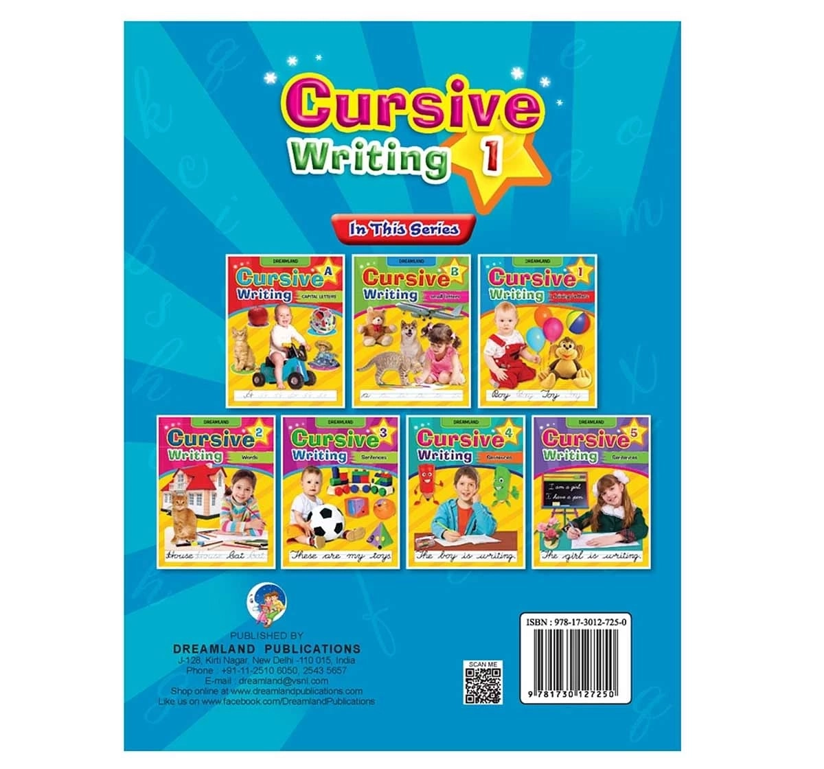 Dreamland Publications Cursive Writing Book- Pack (7 Titles)