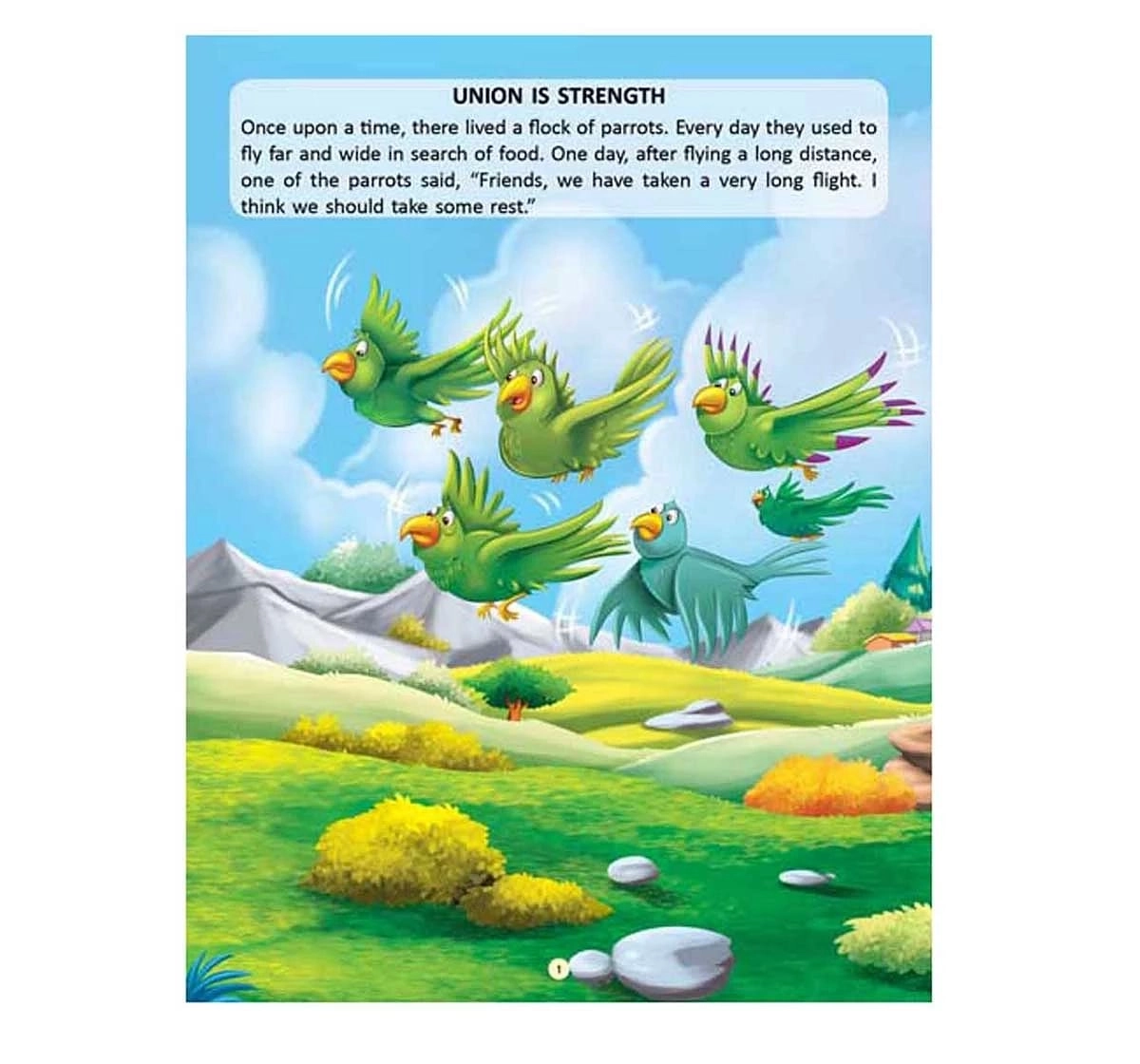 Dreamland Paper Back Union Is Strength Famous Moral Story Books for kids 4Y+, Multicolour