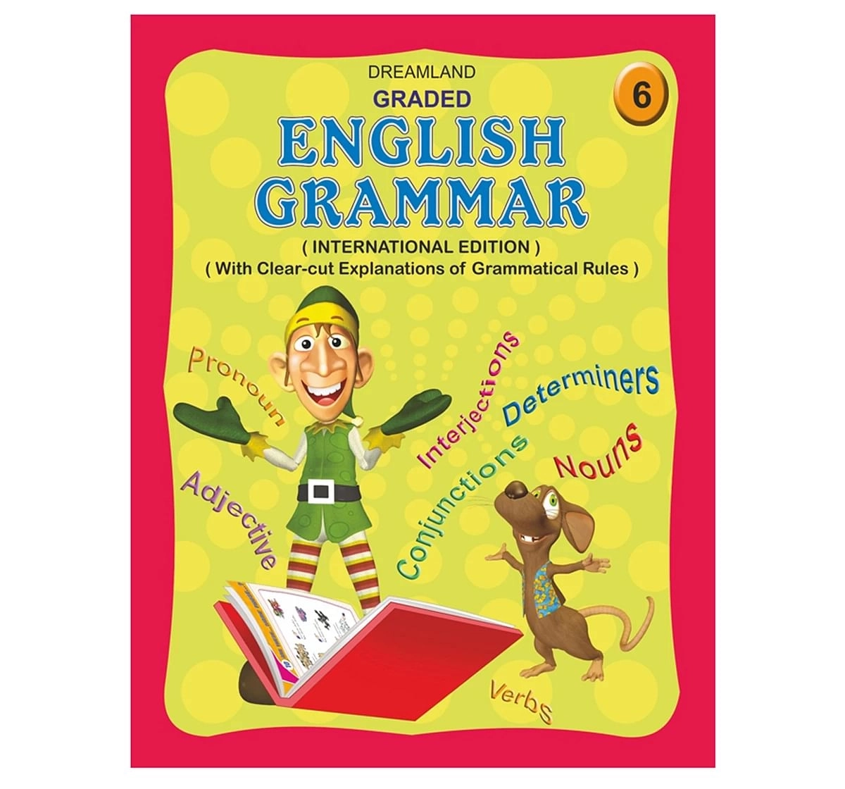Dreamland Paper Back Graded English Grammar Part 6 School Textbooks for kids 5Y+, Multicolour