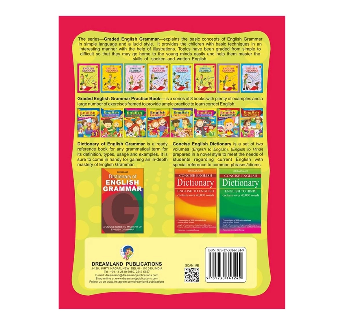 Dreamland Paper Back Graded English Grammar Part 6 School Textbooks for kids 5Y+, Multicolour
