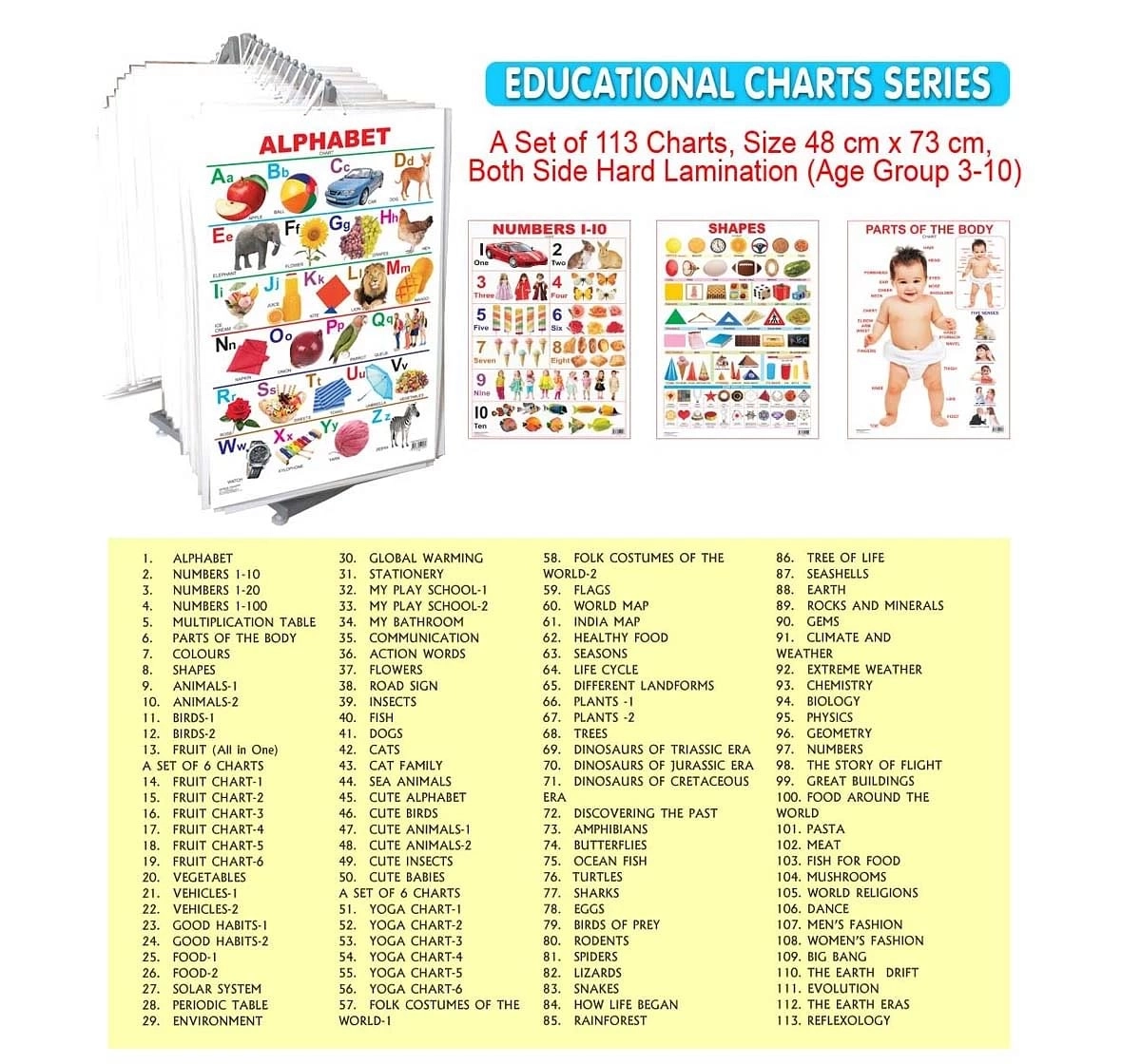 Dreamland Chart Animals Part 2 Book for kids 3Y+, Multicolour