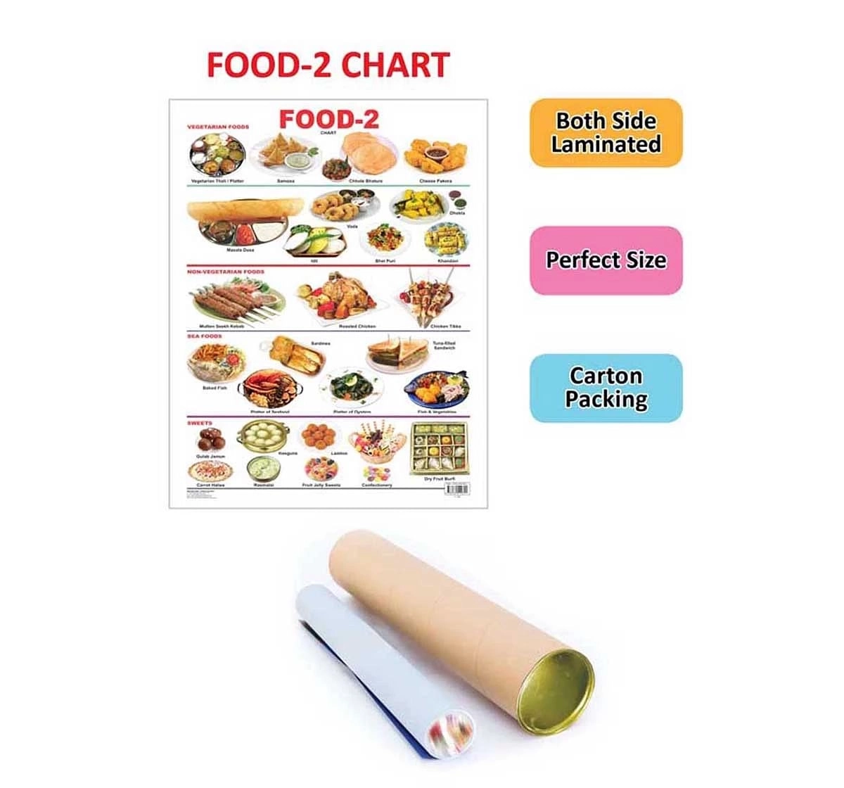 Dreamland Chart Food Part 2 for kids 3Y+, Multicolour