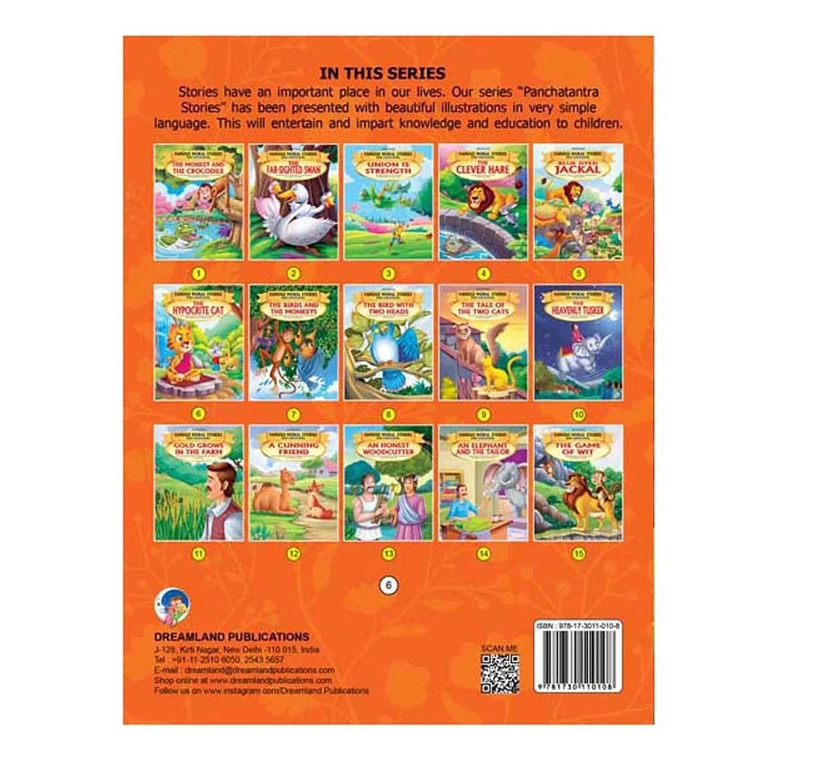 Dreamland Paper Back the Hypocrite Cat Famous Moral Story Books for kids 4Y+, Multicolour