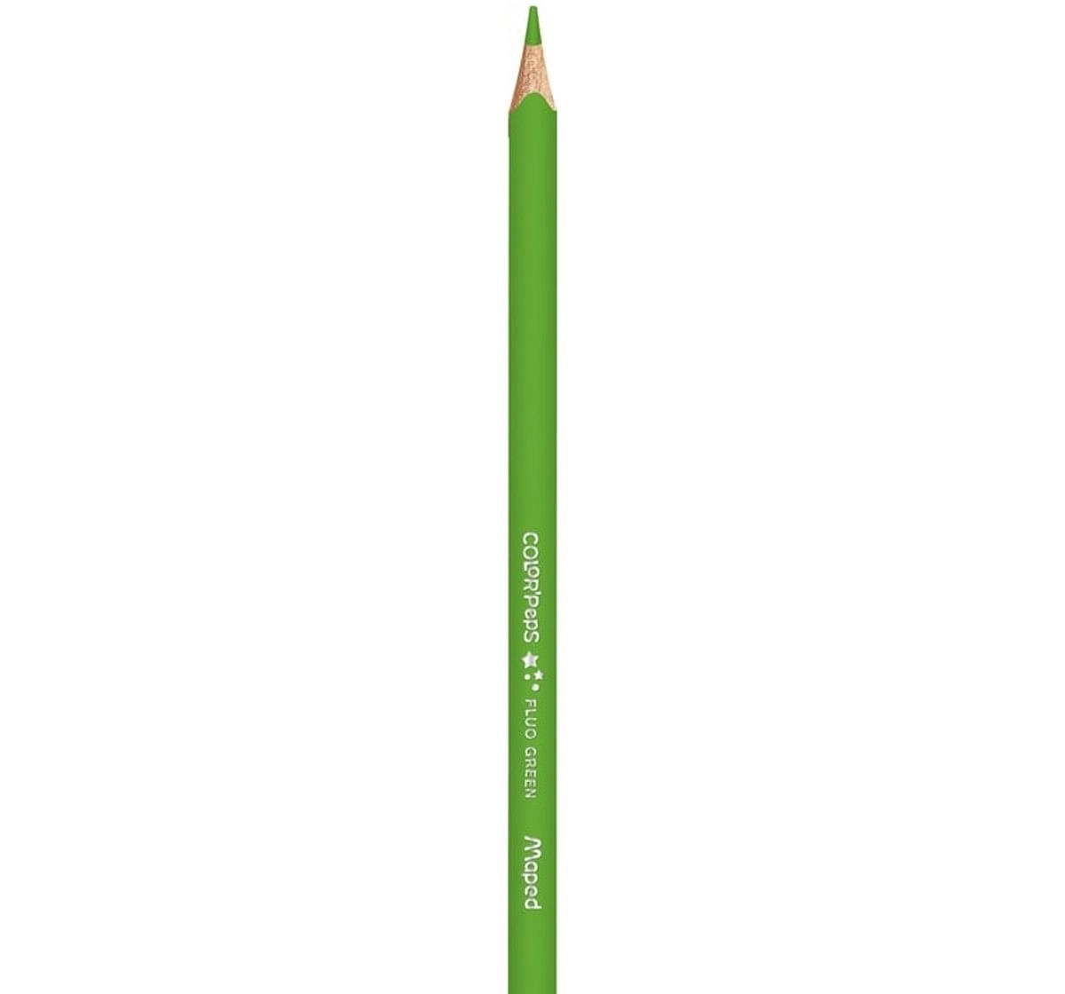 Maped Color'Peps Colour Pencils Fluo Cardboard Box 6 Shades Multicolour 7Y+