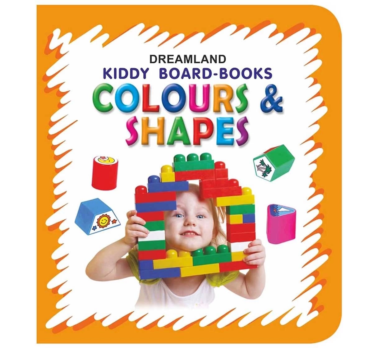 Dreamland Kiddy Colours and Shapes Early Learning Board Book for kids 0M+, Multicolour