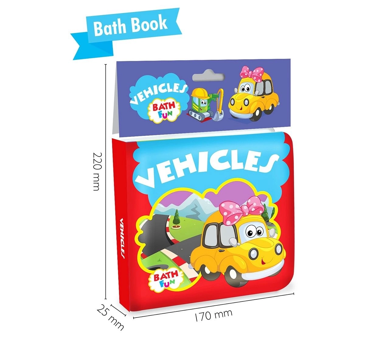 Hellofriend Books Bath Book Vehicles Multicolor 24M+