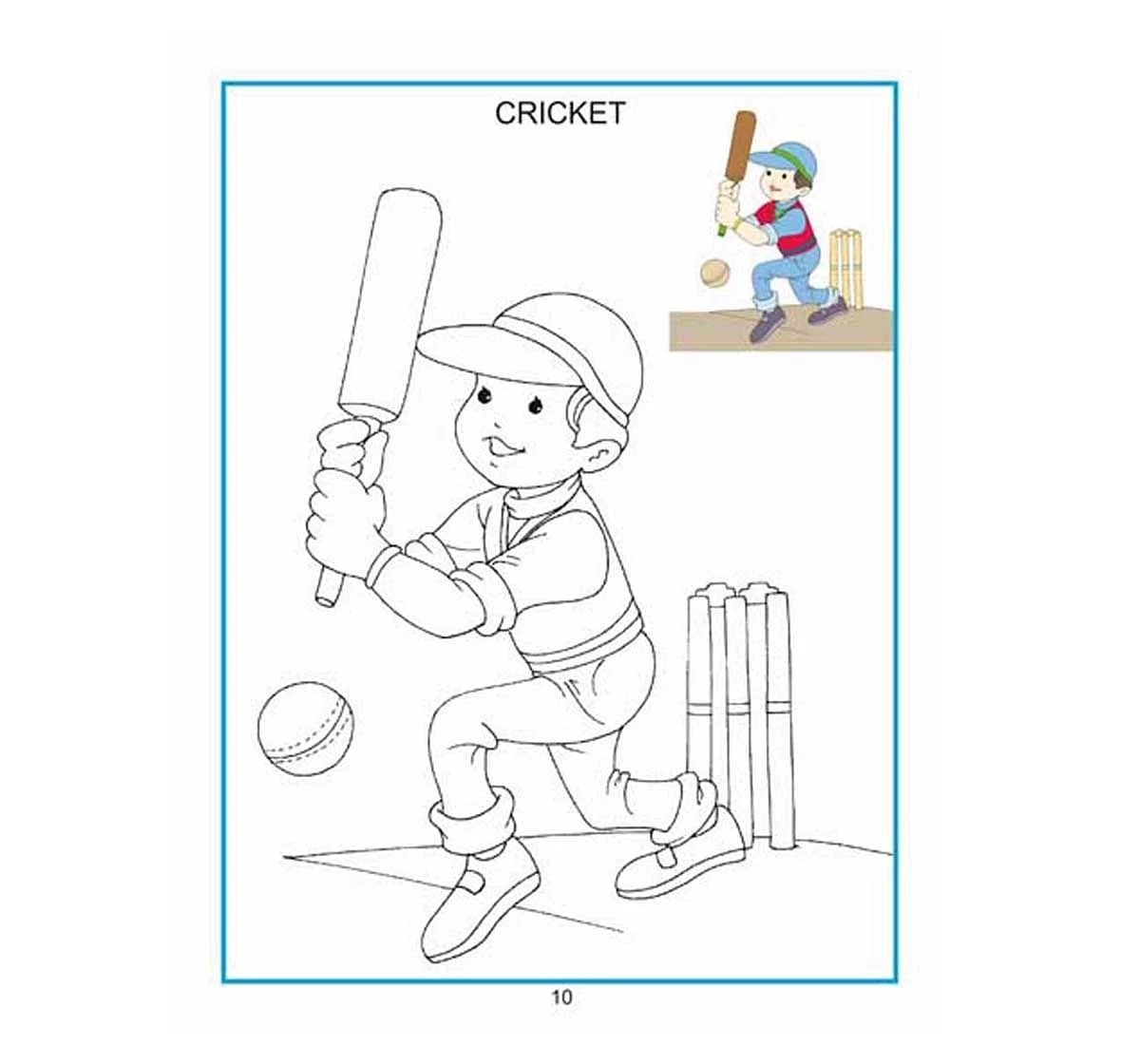 Dreamland Paper Back Creative Colouring Games Book for kids 3Y+, Multicolour