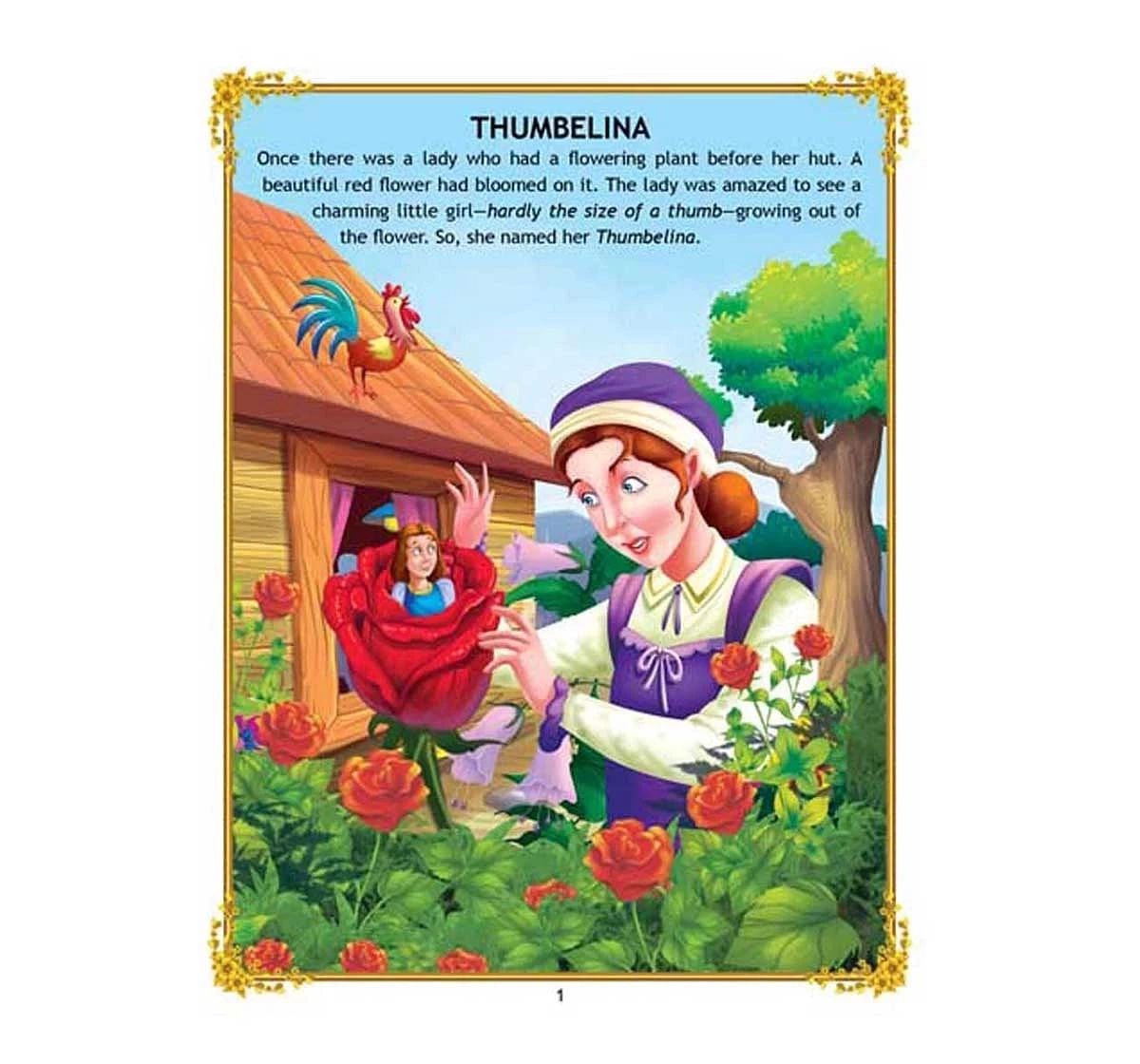 Dreamland Paper Back Thumbelina Story Books for kids 2Y+, Multicolour