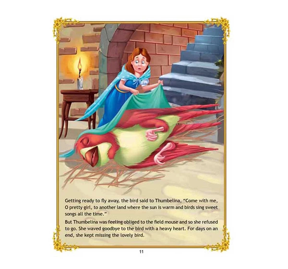 Dreamland Paper Back Thumbelina Story Books for kids 2Y+, Multicolour