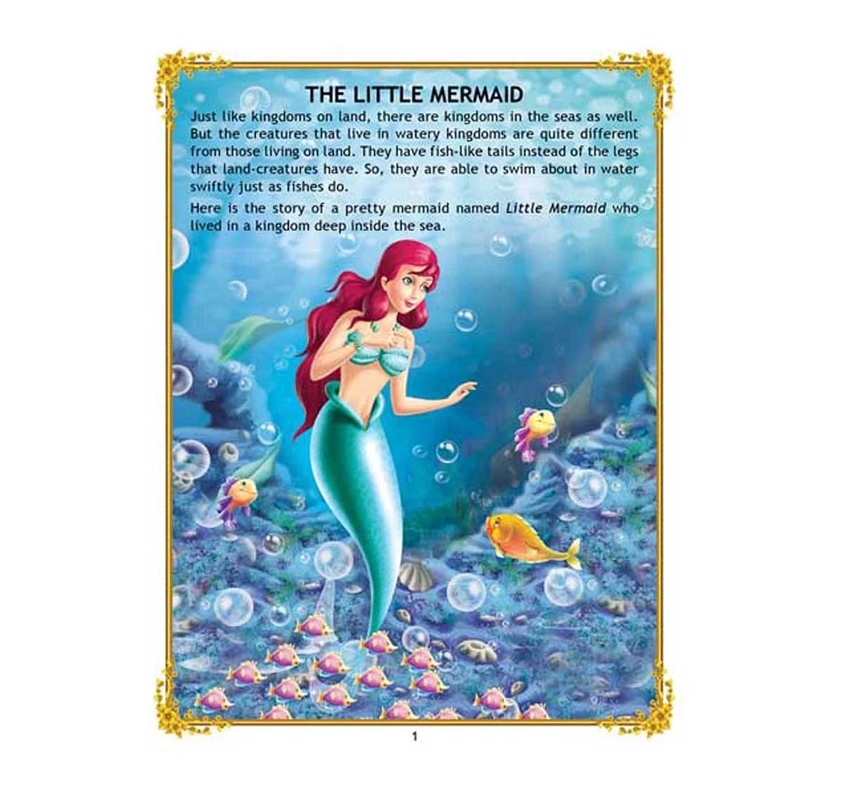 Dreamland Paper Back the Little Mermaid Story Books for kids 2Y+, Multicolour