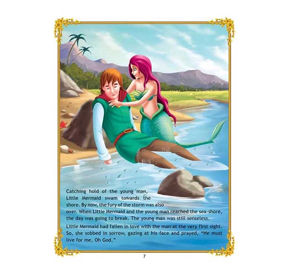 Dreamland Paper Back the Little Mermaid Story Books for kids 2Y+, Multicolour