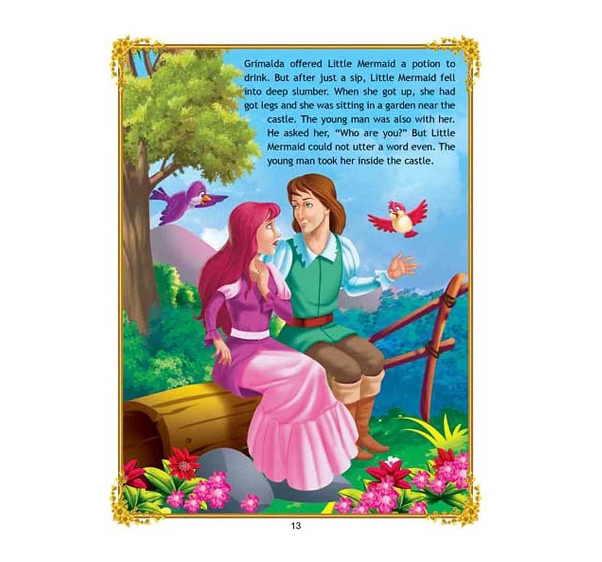 Dreamland Paper Back the Little Mermaid Story Books for kids 2Y+, Multicolour